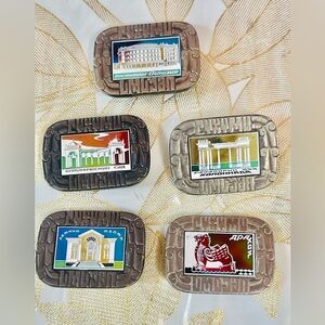 VTG LOT OF 5 Soviet Era USSR Badge  Sukhumi Resort Abkhazia Georgia Tourism